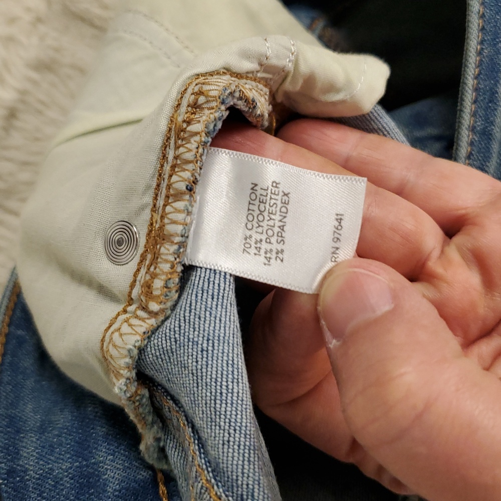J. Jill Denim Boyfriend Straight Leg Ankle Jeans 14P - Picture 5 of 10